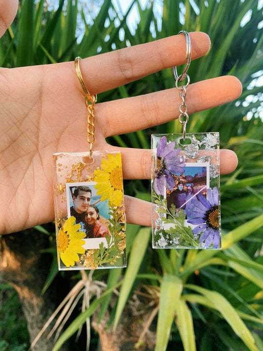 Resin Photo Keychain