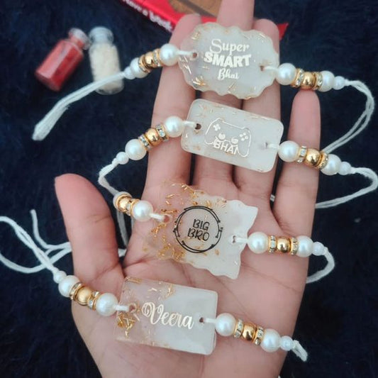 White Gold Rakhi